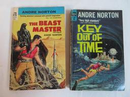 Group of (9) Vintage Andre Norton Sci-Fi Paperback Books