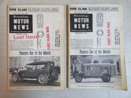 1965-1966 Hemmings Motor News Magazine (10) Issues