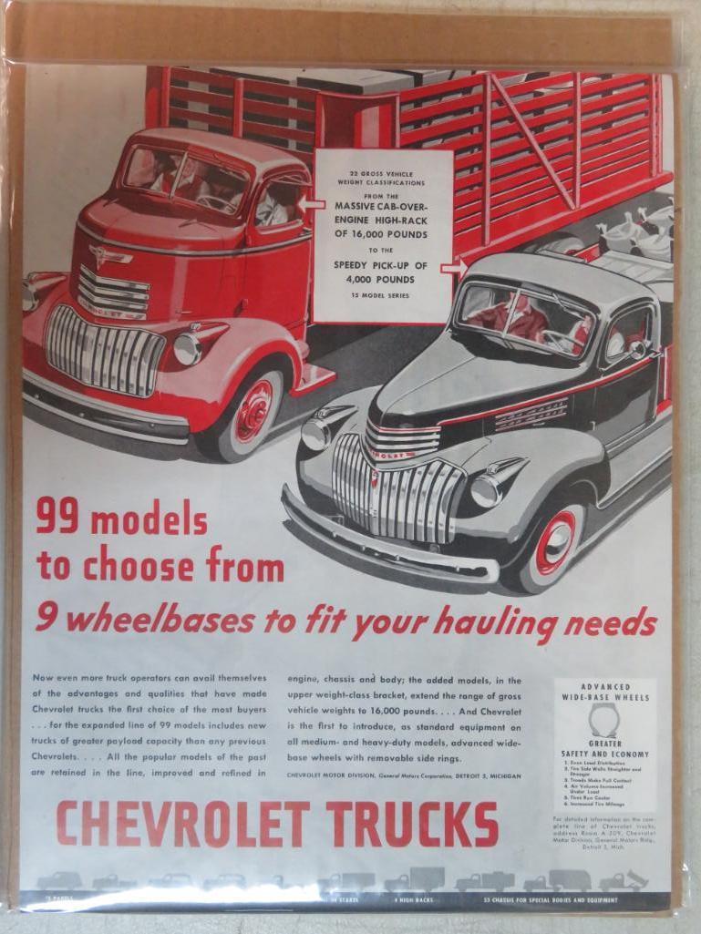 Lot of (10) 1930's-40's Truck & Heavy Equipment Advertising Magazine Print Ads Inc. International,