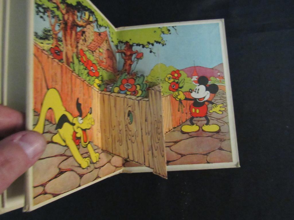 Rare 1933 Disney Minnie Mouse Pop-Up Book
