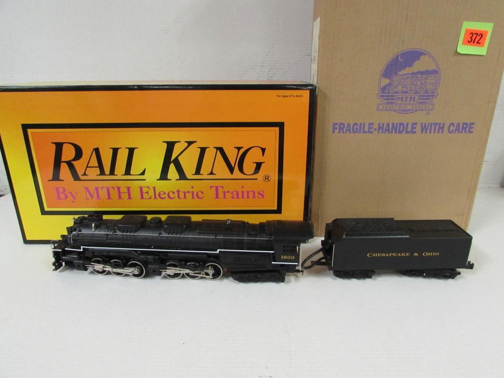 Rail King MTH #30-1218-1 C&O Allegheny 2-6-6-6 Steam Engine & Tender MIB