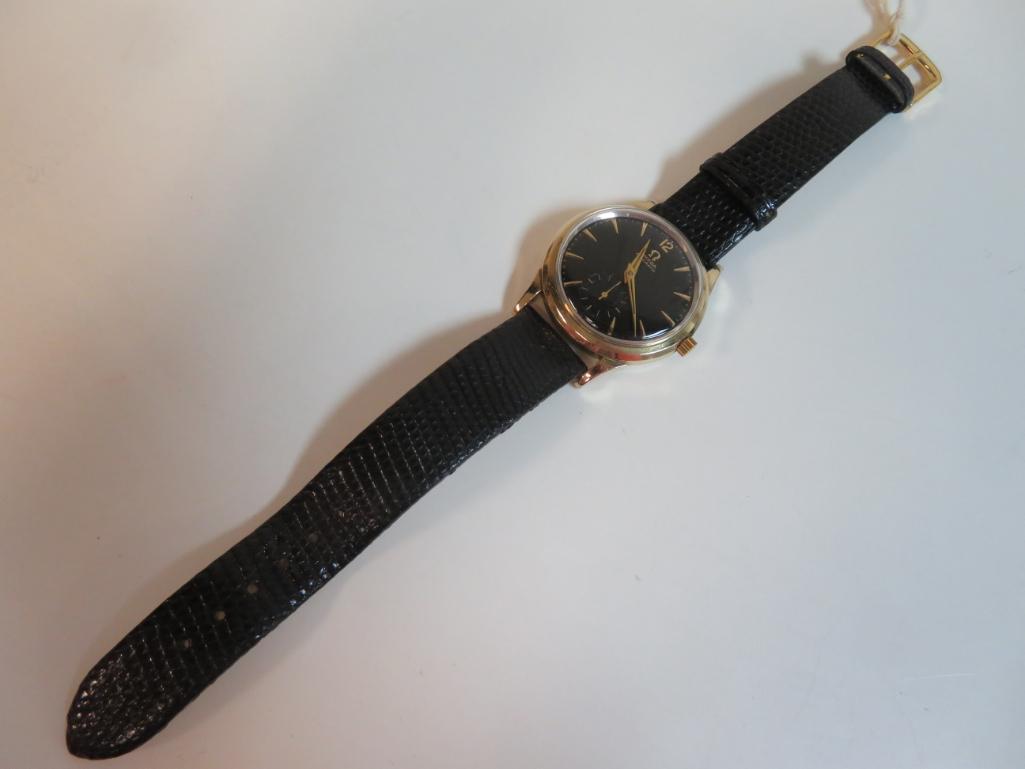 Vintage Omega Automatic Ca.490 17J Wrist Watch w/ Screwback Case