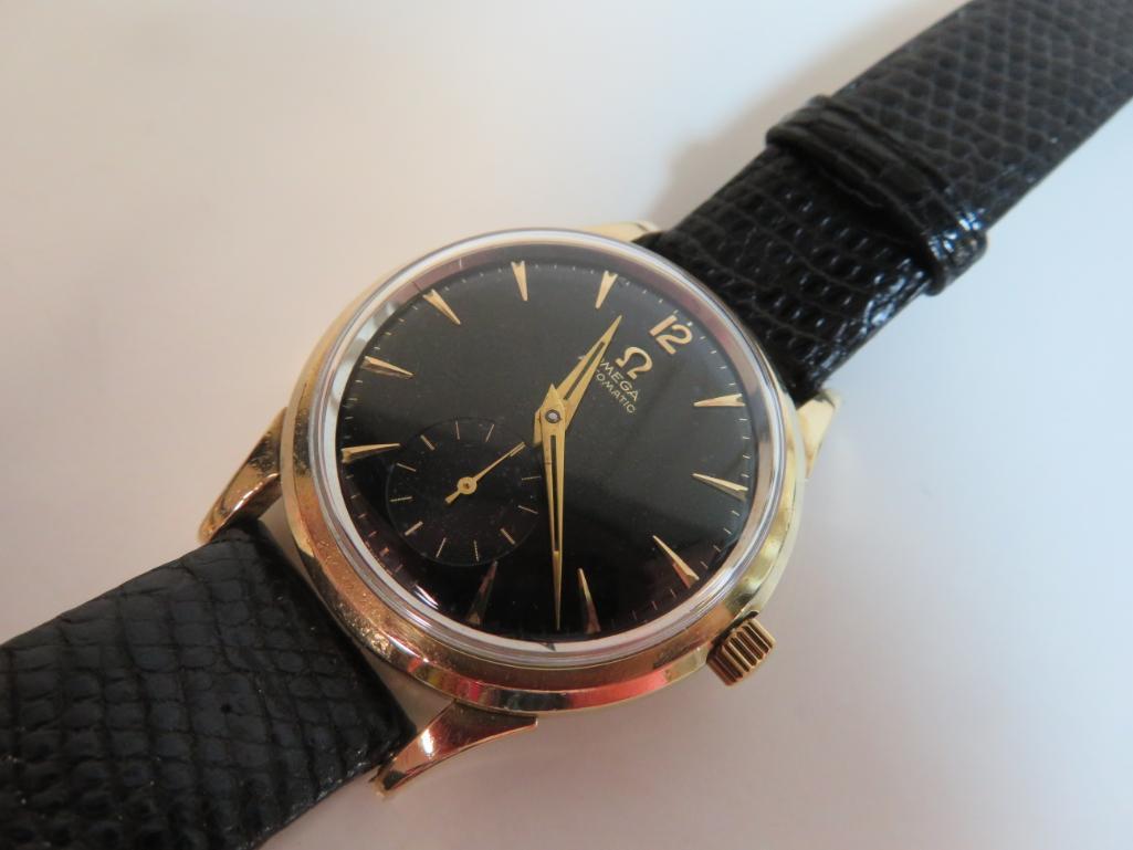 Vintage Omega Automatic Ca.490 17J Wrist Watch w/ Screwback Case