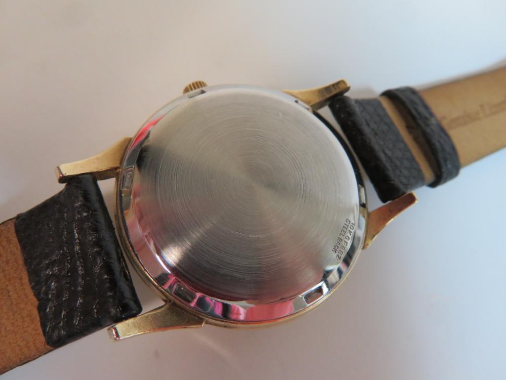 Vintage Omega Automatic Ca.490 17J Wrist Watch w/ Screwback Case