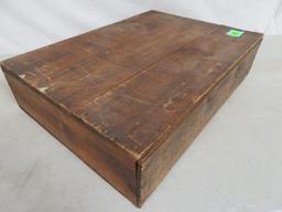 Antique Standard Oil Co. Wooden Axle Grease Shipping Crate
