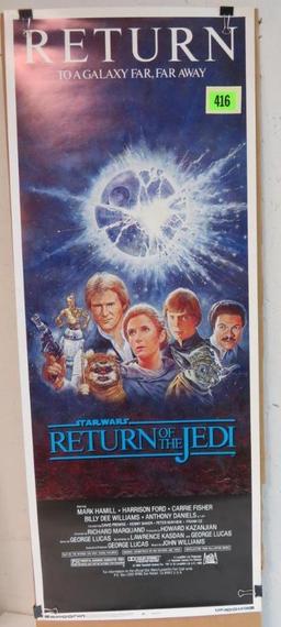 Return of the Jedi 1985R Original 14 X 36
