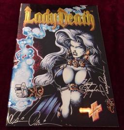 Lady Death II/Chromium Cover/Signed Edition