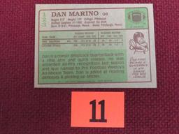 1984 Topps Football #123 Dan Marino RC