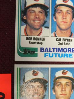 Lot (3) 1982 Topps & Donruss Cal Ripken Jr RC's