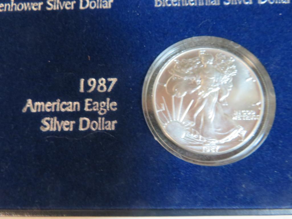 American Silver Dollars of the 20th Century Box Set, (10 Coins)