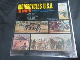 Vintage 1960's " Motorcycles USA" Record Album/ The Hornets 78/LP SEALED