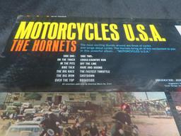 Vintage 1960's " Motorcycles USA" Record Album/ The Hornets 78/LP SEALED