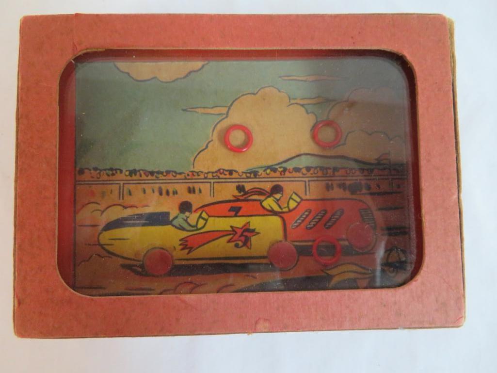 Antique Indy Car/ Racing Dexterity Game