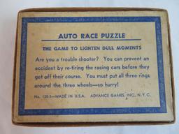 Antique Indy Car/ Racing Dexterity Game