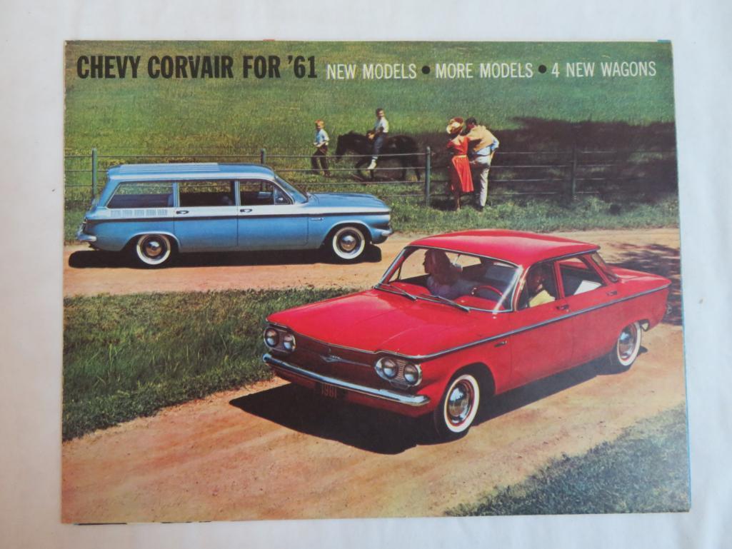 Vintage 1961 Chevy Corvair Dealer Sales Brochure