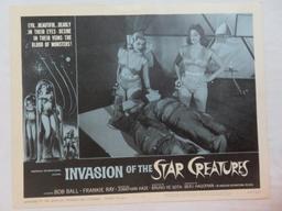 Original 1962 Invasion of the Star Creatures Movie Lobby Card