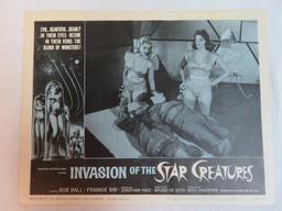 Original 1962 Invasion of the Star Creatures Movie Lobby Card