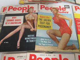 Huge Lot (20) 1950's People Today Pocket Magazines/ Pin-Up Covers