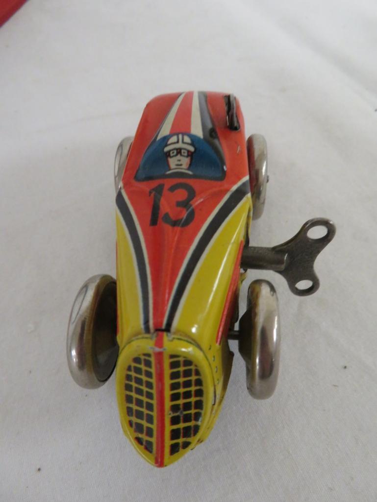 Antique Arnold U.S. Zone Germany Tin Wind-Up Stunt Daredevil Toy