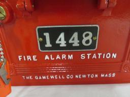 Antique Gamewell Cast Iron Fire Alarm Station Box