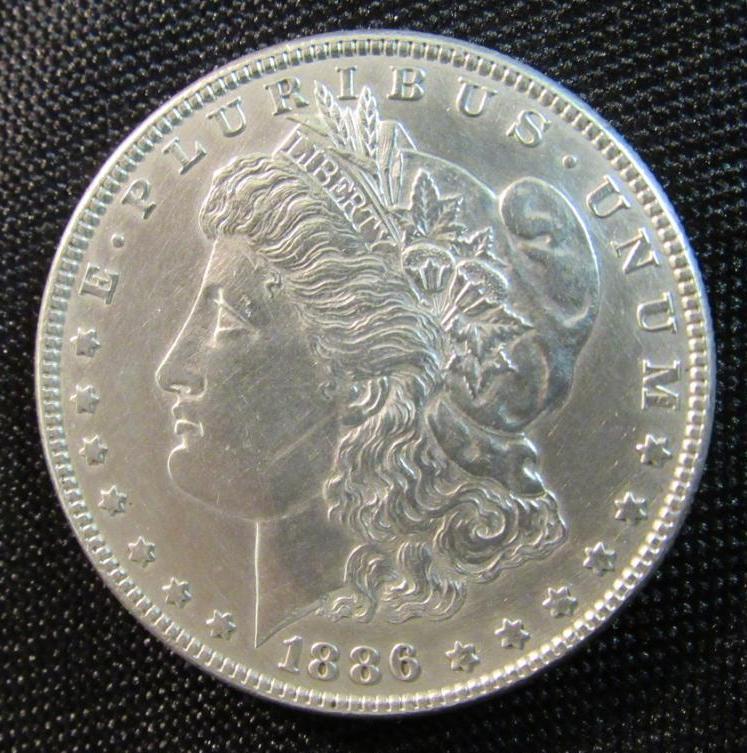 1886-P Morgan Silver Dollar