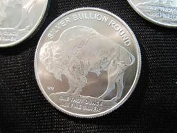 (3) 1 oz. Rounds .999 Silver/ Buffalo Nickel Design