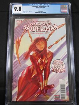Amazing Spider-Man #15 (2016) Key Alex Ross Mary Jane/ New Iron Spider CGC 9.8