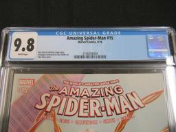 Amazing Spider-Man #15 (2016) Key Alex Ross Mary Jane/ New Iron Spider CGC 9.8