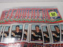 Huge Lot (100) 1991 Jeff Bagwell RC Rookie Cards (High Grade)