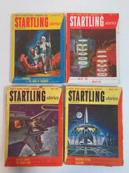 Startling Stories Lot of (4) 1950's Pulps.
