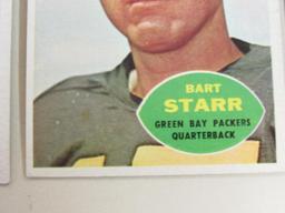 Lot (3) 1960 Topps Football Superstars w/ Brown & Starr