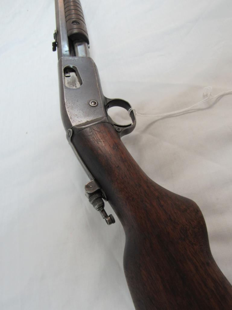 Outstanding Remington Model 12-C Takedown 22 Pump Rifle w/ Marbles Gladstone Peep Sight & Octagon