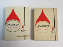 Lot of (2) Vintage Zippo Lighters, MIB