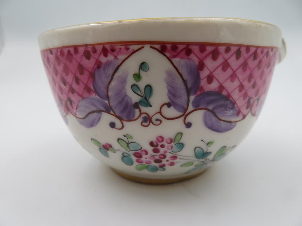 Beautiful French Porcelain Apothecary Mortar and Pestel