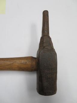 Lot of (3) Antique/Vintage Blacksmith Hammers
