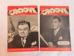 Lot (12) Rare 1940's RCA Victor "In the Groove" Music Magazines