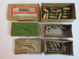 Grouping of Antique Early Ammo 2 pc. Boxes, As Shown