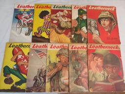 U.S. Marines Military Magazines "Leatherneck" (1945) Issues March - Dec.