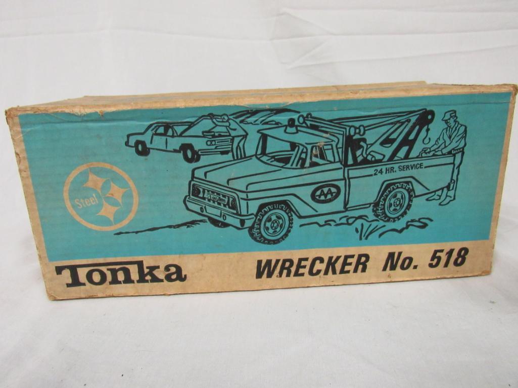 Vintage 1960's Tonka No. 518 Wrecker Truck in Orig. Box