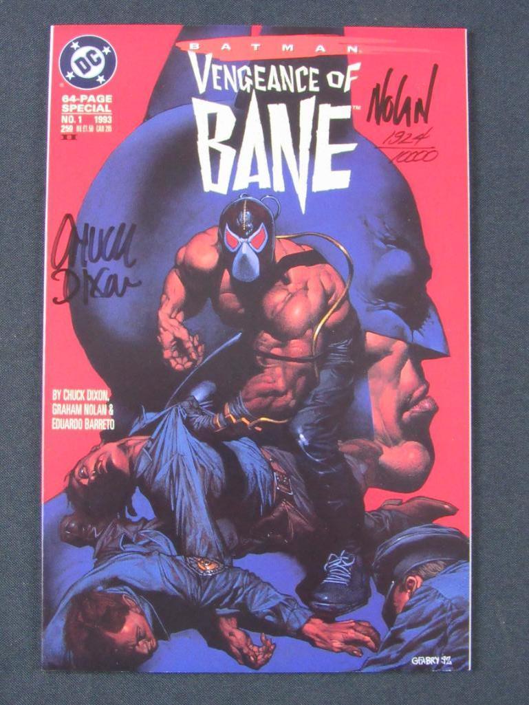 Vengeance of Bane #1 (1993) Key 1st Appearance Bane (2nd Print) Signed by Nolan & Dixon