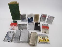 Lot (16) Asst. Vintage Cigarette Lighters