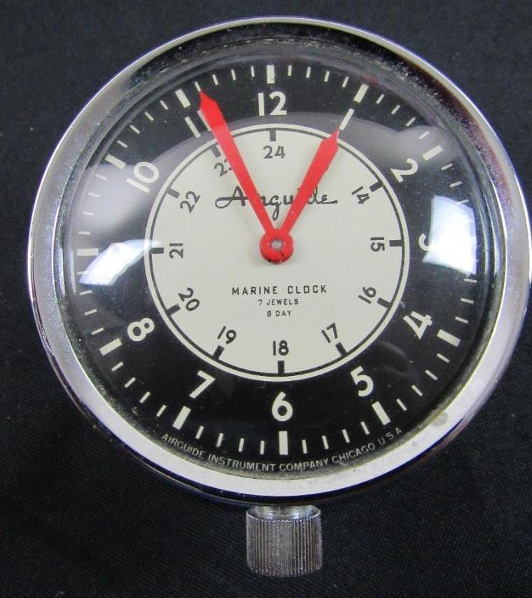 Vintage Airguide Marine Clock