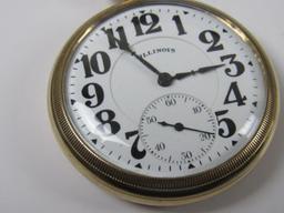 Antique Illinois Bunn Special 21 Jewel Lever Set Pocket Watch