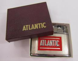Vintage Atlantic Gasoline & Oil Advertising Cigarette Lighter
