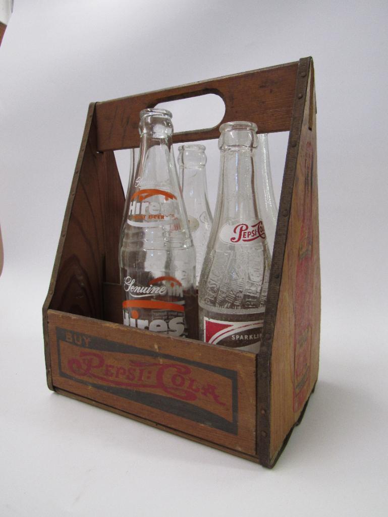 Antique Pepsi Cola Wooden 6-Pack Carrier