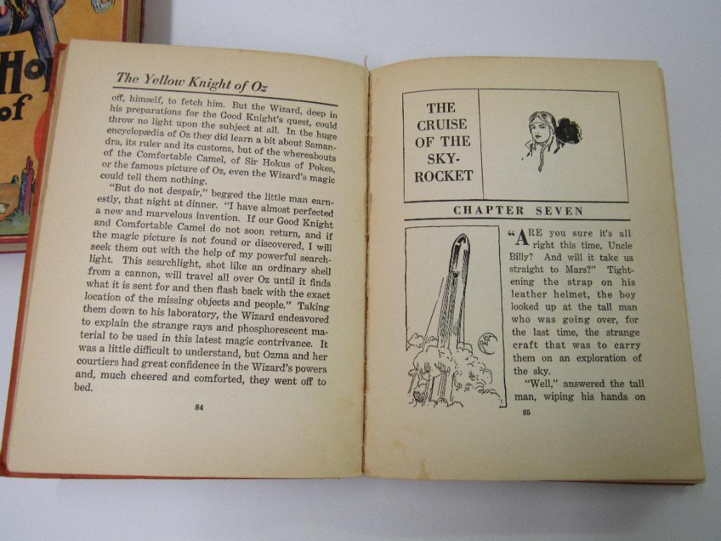 (2) Antique Original Frank Baum Wizard of Oz Books