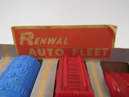 Antique 1950's Renwal Hard Plastic Auto Fleet Set in Original Box