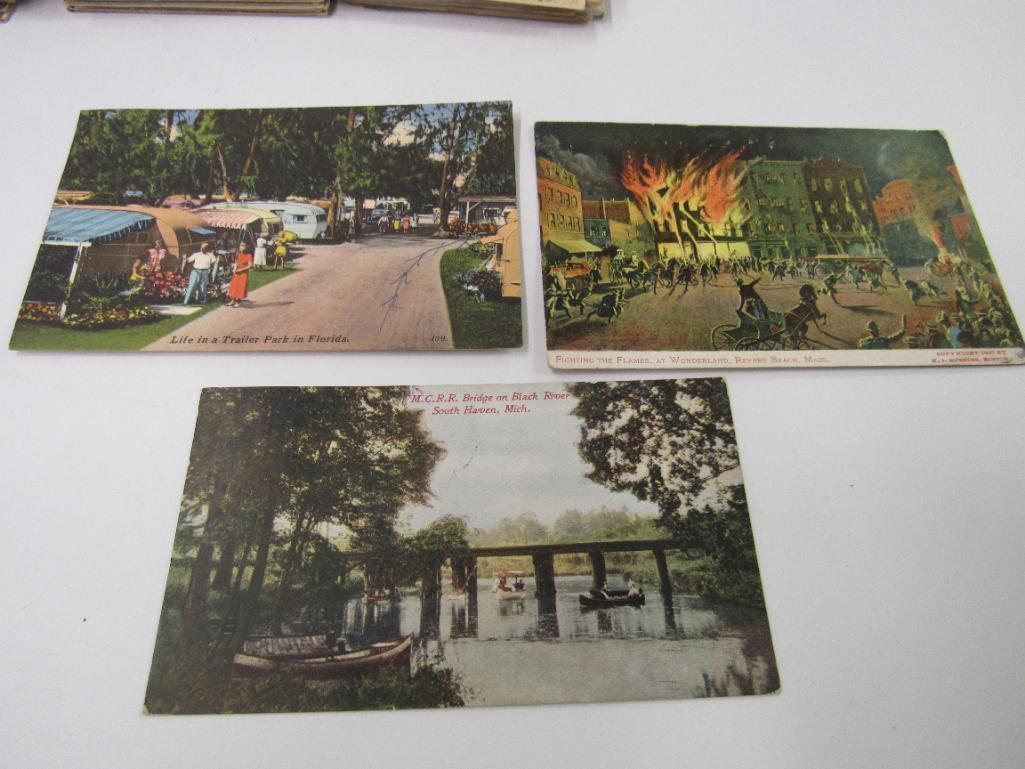 Estate Found Lot (Approx. 200) Antique Postcards