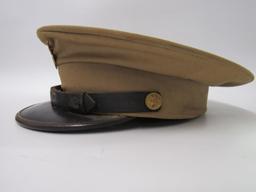 WWII Era U.S. Coast Guard Auxiliary Hat With Badge