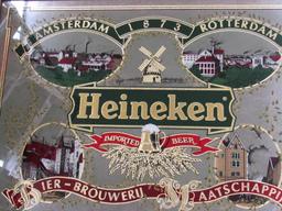 Vintage Heineken Beer Large Bar Mirror 25 x 37"